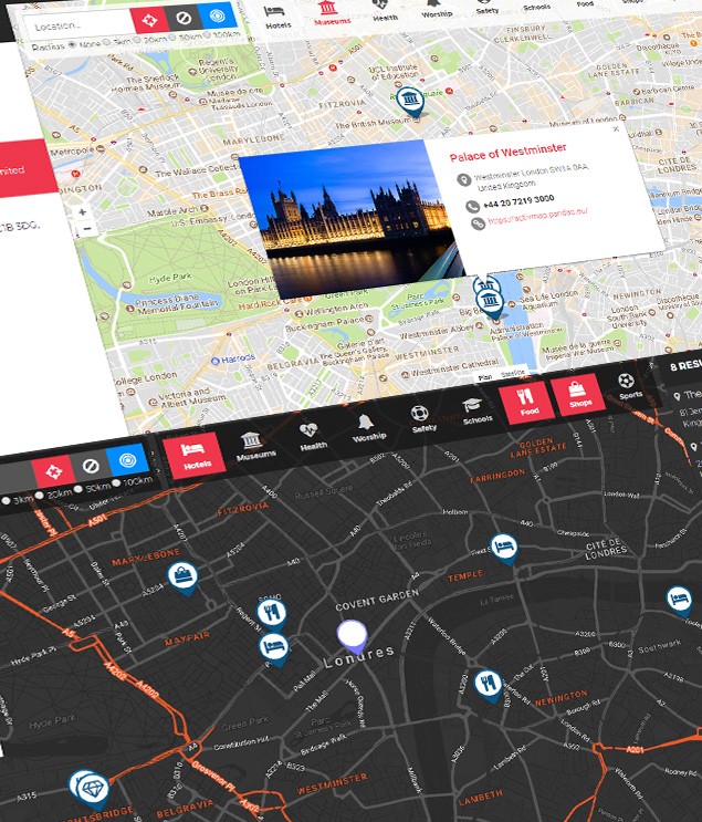 Carte ville interactive