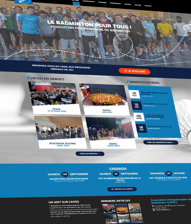 Site internet club sportif