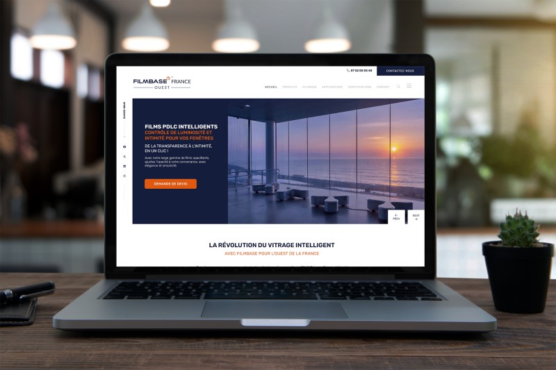 Site internet de Filmbase France Ouest