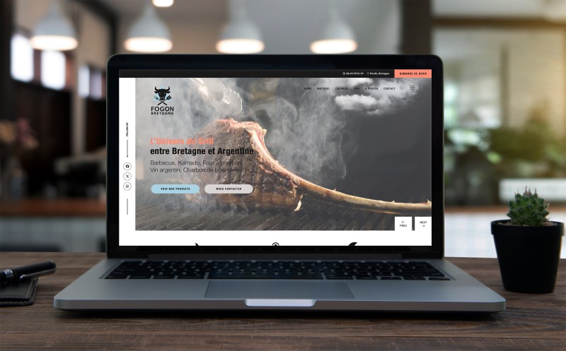 Site internet et identité visuelle de FOGON Bretagne