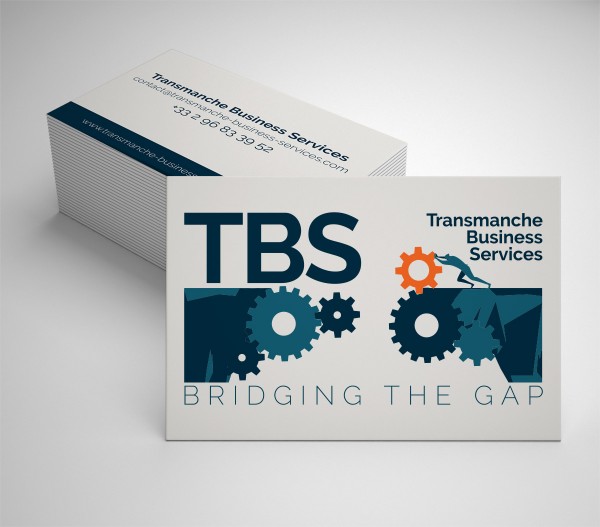 Logo et cartes de visite de Transmanche Business Services